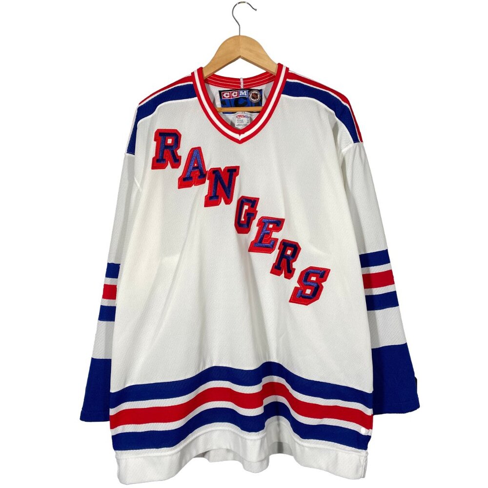 Vintage 1994 New York Rangers CCM Away Jerseys mens size XL